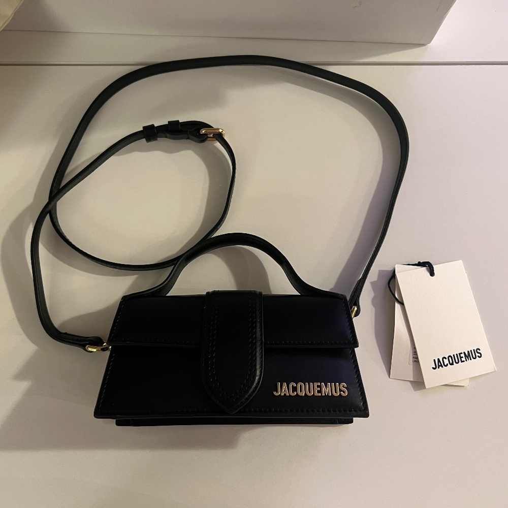 *SOLD* Jacquemus Le Bambino Black with Gold Hardware - Picture 3 of 7
